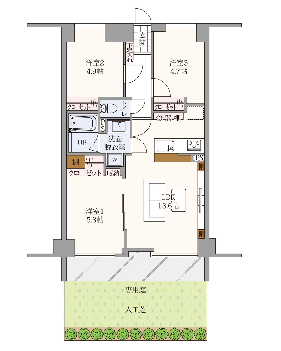区画・間取り 1